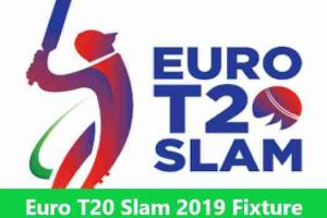 Euro T20 Slam Fixture and Venues