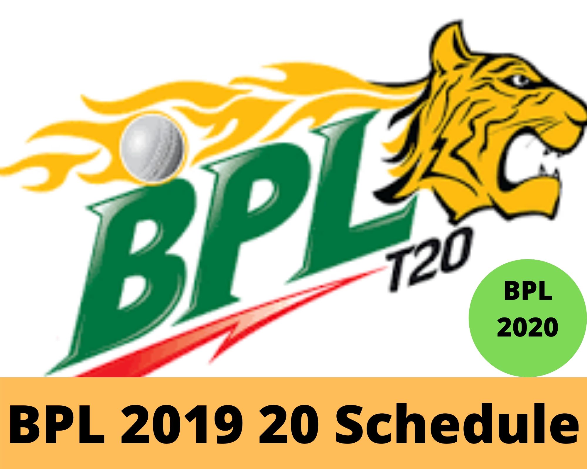BPL Schedule 2020/21, Fixture, Match Time Table and Venues